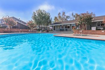 Shimmering swimming pool
